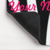 Zebra, Ihr Name hier Mousepad (Ecke)