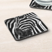 Zebra Illusion Getränkeuntersetzer (Linke Seite)
