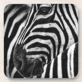 Zebra Illusion Getränkeuntersetzer (Vorderseite)