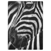 Zebra Illusion Klemmbrett (Rückseite)