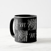 Zebra Illusion Tasse (Vorderseite Links)