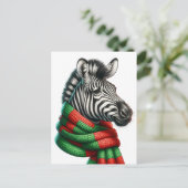 Zebra im Tessin Postkarte (Stehend Vorderseite)