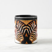 Zebra in der Liebe Tasse (Zentrum)