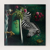 Zebra in einer Badewanne Puzzle (Horizontal)