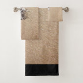 Zebra in hohem Gras Badhandtuch Set (Insitu)