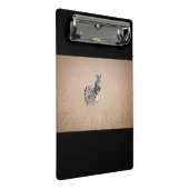 Zebra in hohem Gras Mini Klemmbrett (Schrägansicht)