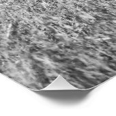 Zebra in hohem Gras Poster (Ecke)