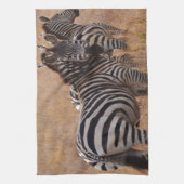 Zebra in Kenia Handtuch (Vertikal)