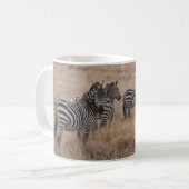 Zebra in Kenia Kaffeetasse (Vorderseite Links)