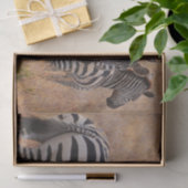 Zebra in Kenia Seidenpapier (Geschenk)