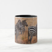 Zebra in Kenia Tasse (Zentrum)