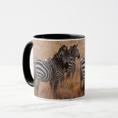 Zebra in Kenia Tasse (Vorderseite Links)