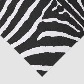 Zebra in Schwarz und Weiß Seidenpapier (Ausschnitt)
