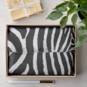 Zebra in Schwarz und Weiß Seidenpapier (Geschenk)