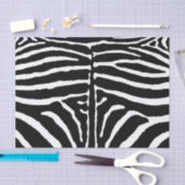 Zebra in Schwarz und Weiß Seidenpapier (Handwerk)