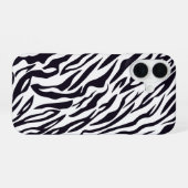 Zebra iPhone 16 Hülle (Rückseite (Horizontal))