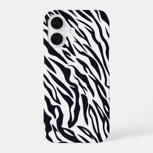 Zebra iPhone 16 Hülle (Rückseite)