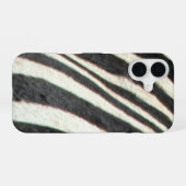 Zebra iPhone 16 Hülle (Rückseite (Horizontal))
