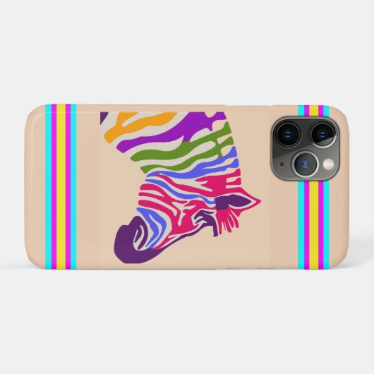 Zebra iPhone Case (Rückseite (Horizontal))