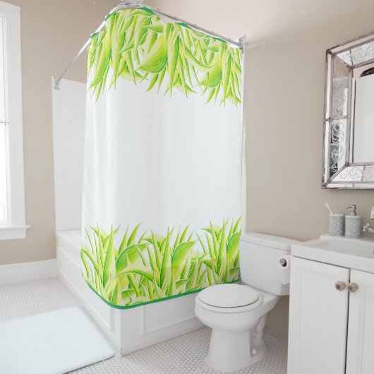 Zebra Iris auf einem Duschvorhang (Beispiel)