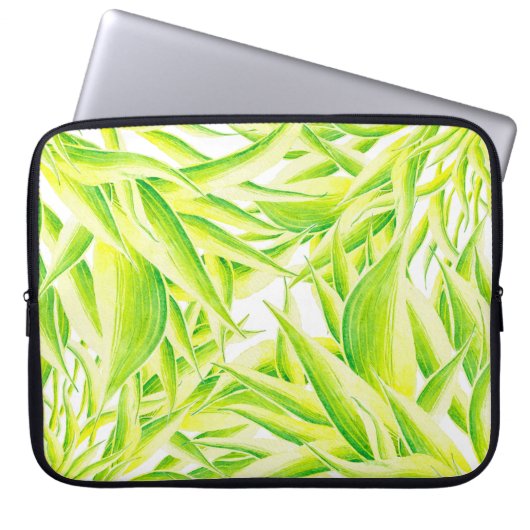 Zebra Iris auf einem Laptop Laptopschutzhülle (Vorderseite)