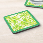 Zebra Iris auf einem Untersetzer-Set Getränkeuntersetzer (Linke Seite)