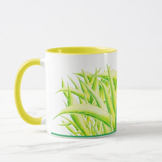 Zebra Iris auf einer Combo-Tasse Tasse (Links)