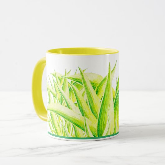 Zebra Iris auf einer Combo-Tasse Tasse (Vorderseite Links)