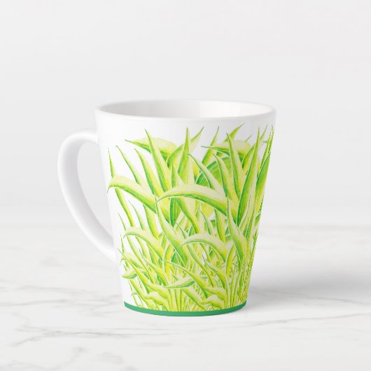 Zebra Iris auf einer kleinen Tasse (Linke Ecke)