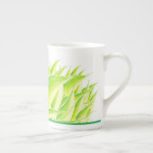 Zebra Iris auf einer Knochen-China-Tasse Porzellantasse (Rechts)