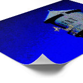 Zebra ist auf Patrouille Poster (Ecke)