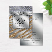 Zebra Jewelry Gift Card Silberkrone (Schreibtisch)