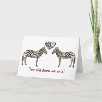 Zebra-Jubiläumskarte