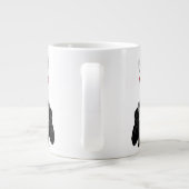 Zebra Jumbo-Tasse (Rückseite)