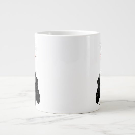 Zebra Jumbo-Tasse (Vorderseite)
