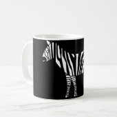 Zebra Kaffeetasse (Vorderseite Links)