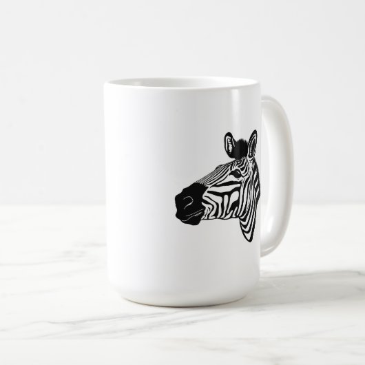 Zebra Kaffeetasse (VorderseiteRechts)