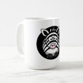 Zebra Kaffeetasse (Vorderseite Links)