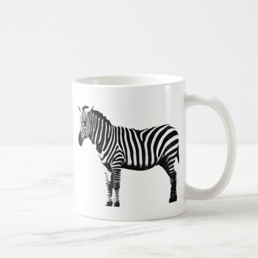 Zebra Kaffeetasse (Rechts)