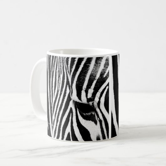 Zebra Kaffeetasse (Vorderseite Links)