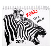 Zebra-Kalender 2019 Kalender (Titelbild)