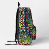 Zebra Kanga Bedruckter Rucksack (Links)