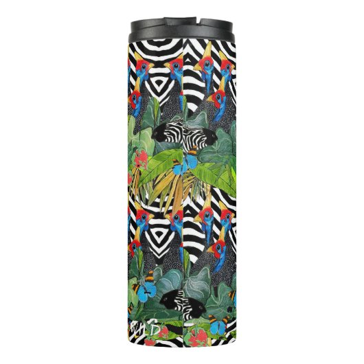 Zebra Kanga Thermal Tumbler Thermosbecher (Rückseite)
