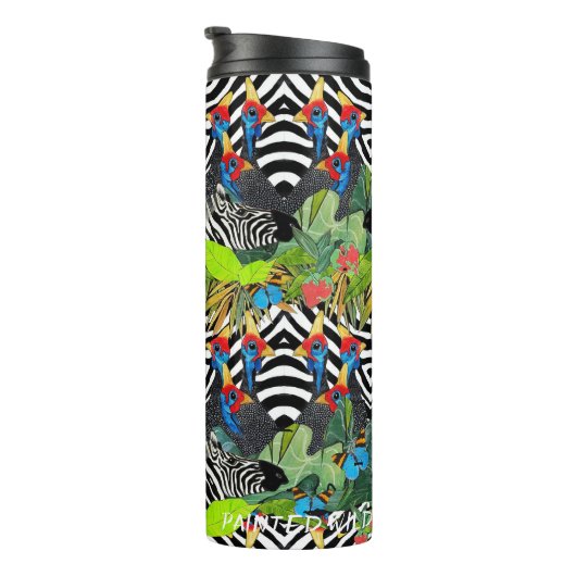 Zebra Kanga Thermal Tumbler Thermosbecher (Nach rechts gedreht)