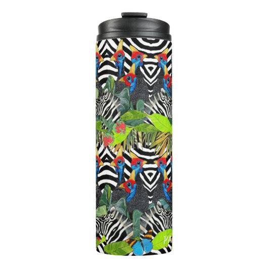 Zebra Kanga Thermobecher Thermosbecher (Vorderseite)