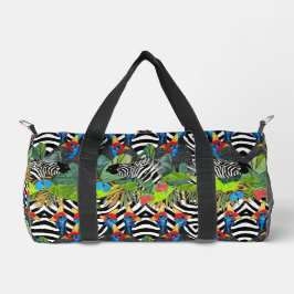Zebra-Kanga-Turnbeutel Duffle Bag