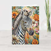 Zebra Karte (Vorderseite)