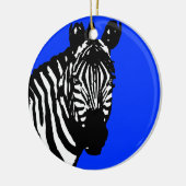 Zebra Keramik Ornament (Links)