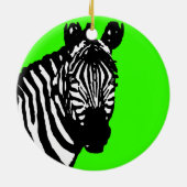 Zebra Keramik Ornament (Hinten)