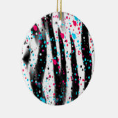 Zebra Keramik Ornament (Rechts)